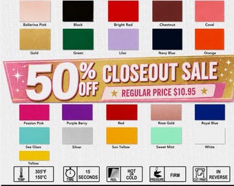 Siser Easyweed Stretch HTV Heat Transfer Vinyl - 15"x1 Yard Sheet