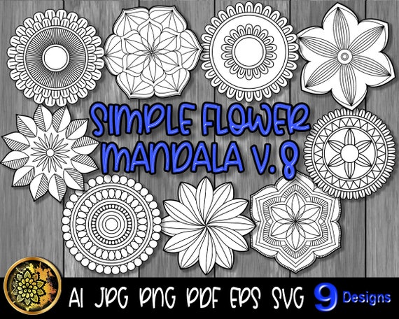 Free Free Simple Flower Mandala Svg