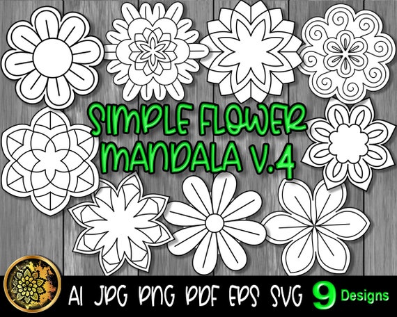 Free Free 226 Simple Flower Mandala Svg SVG PNG EPS DXF File