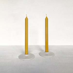 Hexagon Beeswax Candles / Set of 2 / Tapered Hexagon Candles / 100% Beeswax Candles / Eco Friendly / Gift Idea image 5