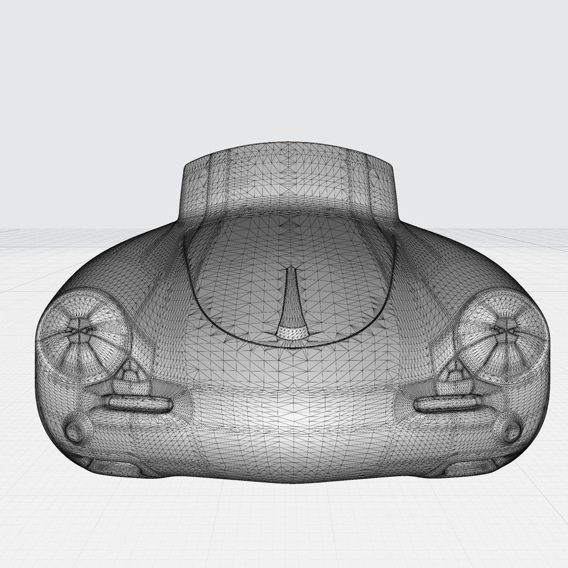 1964 Porsche 3D Model STL for 3D Printing HQ | Etsy