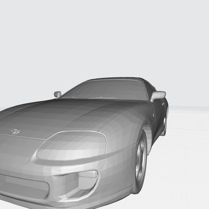 Toyota Supra 3D Model STL File Format for 3-D Printing
