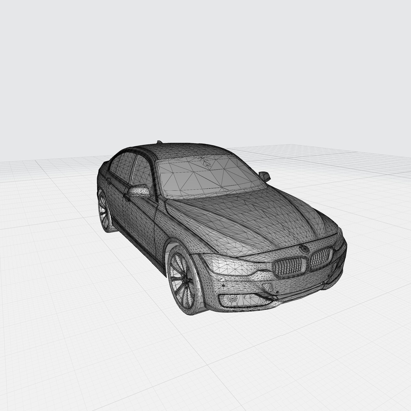 BMW 3 Series 3D Model STL File Format for Printing on 3-D | Etsy