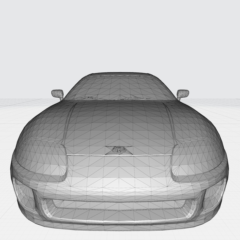 Toyota Supra 3D Model STL File Format for 3-D Printing