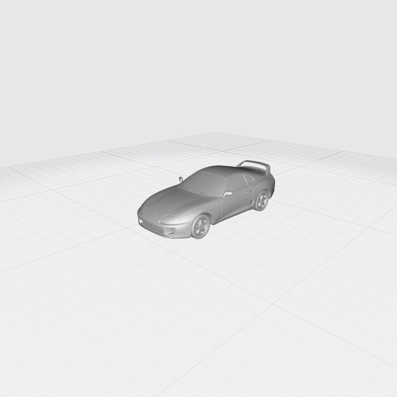 Toyota Supra 3D Model STL File Format for 3-D Printing