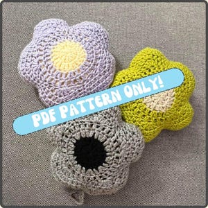 Crochet Floral Foldable Market Bag Pattern-- *PDF PATTERN ONLY!* -- Mesh Market Bag-- Reusable Grocery Bag-- Crochet Pattern