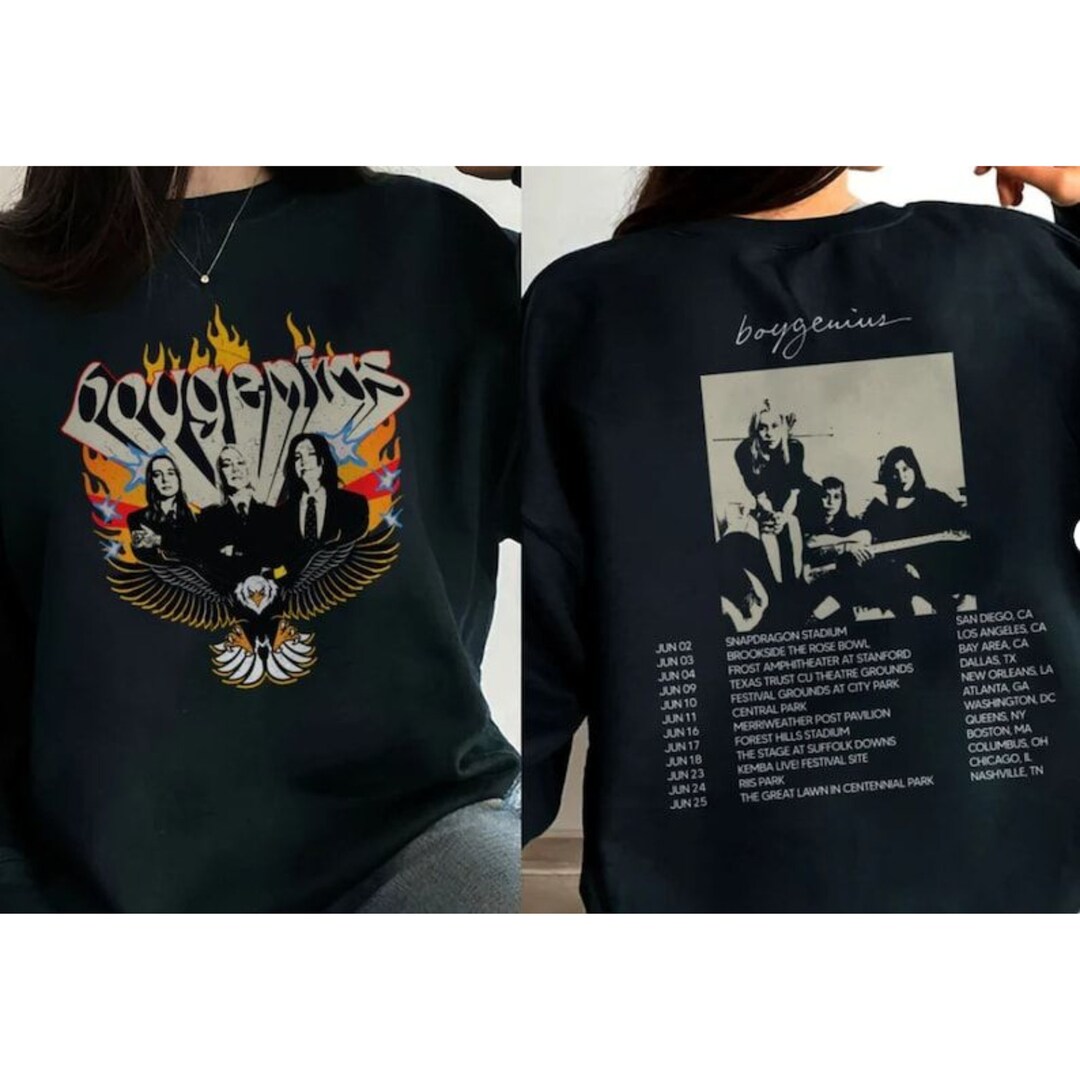 Vintage Boygenius Merch Shirt Retro Boygenius Band Tour 2023 Etsy