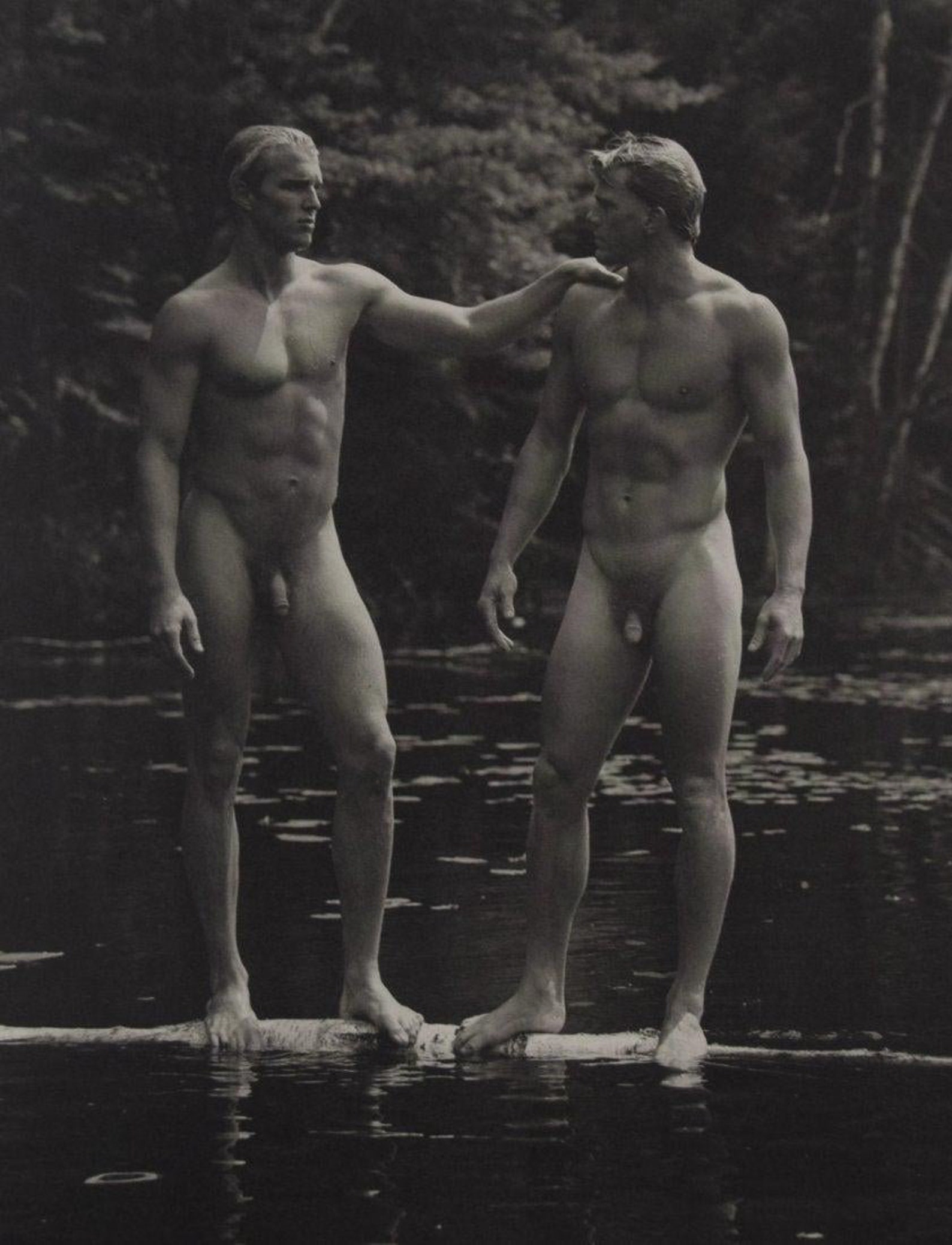 Bruce Weber Jason and Christian Bear Pond 1989 image 1.