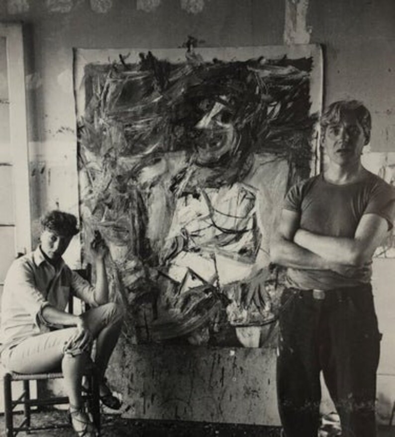 Hans Namuth  Elaine & Willem de Kooning New York 1953 print image 1