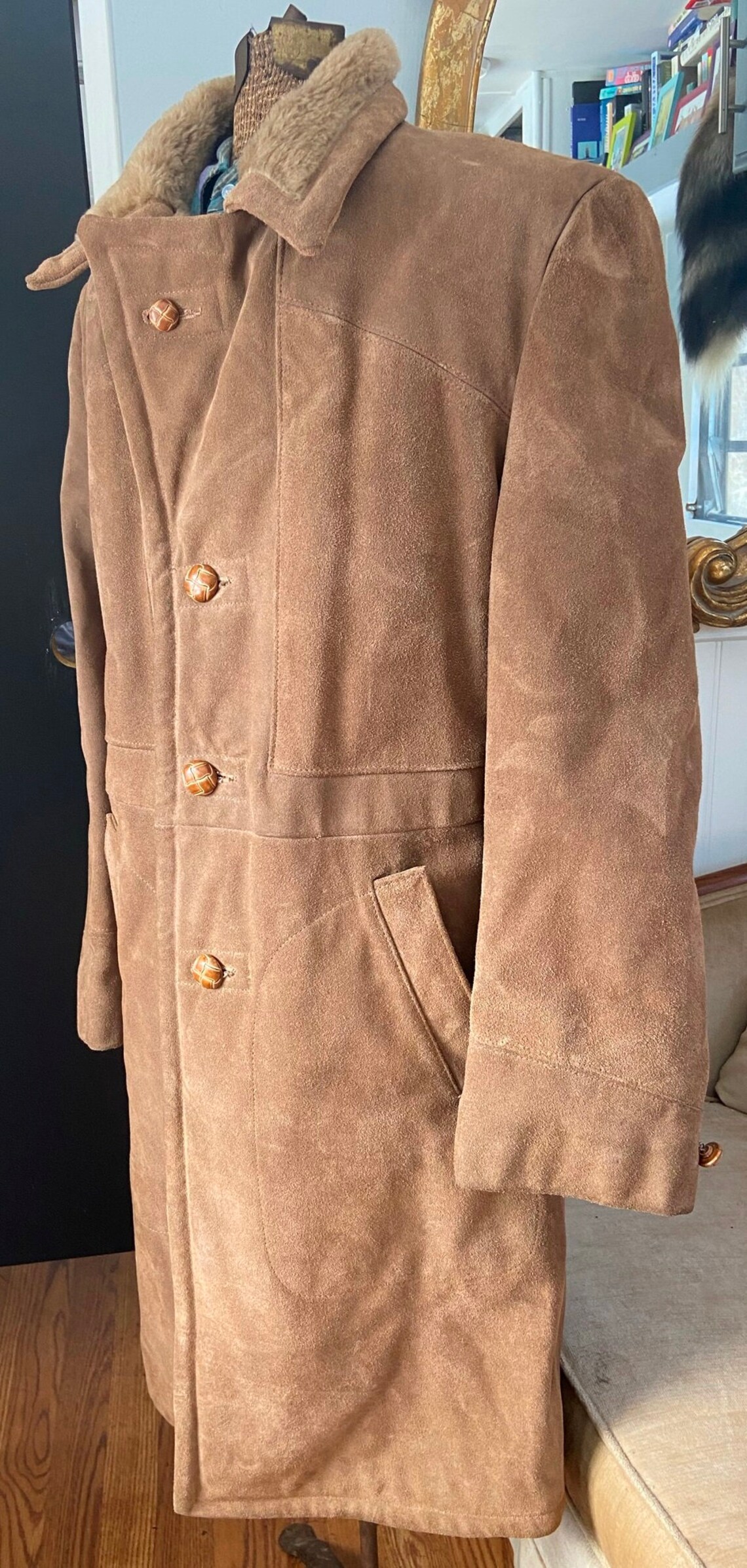 lined duster coat