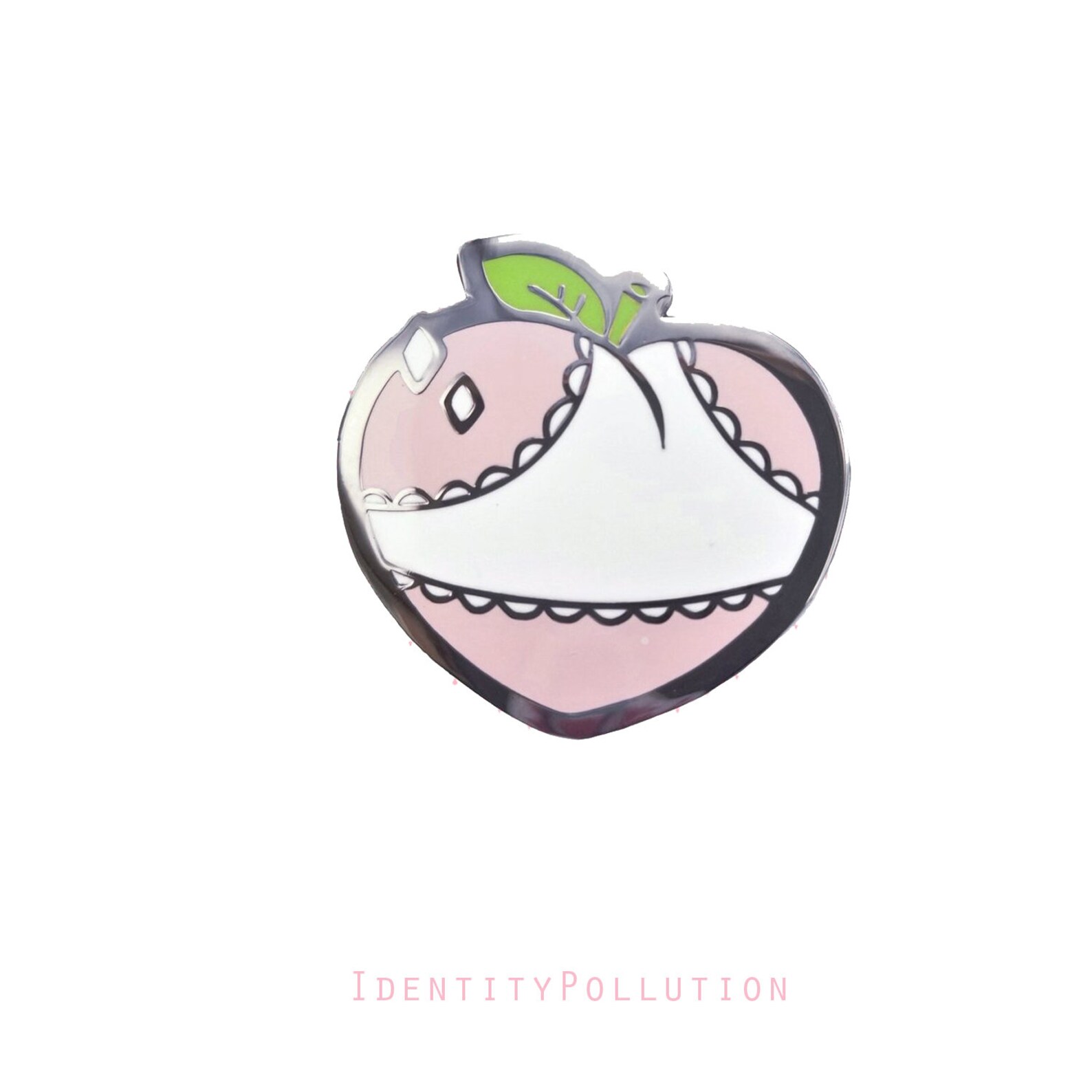 Peach Panty Enamel Lapel Pin Etsy