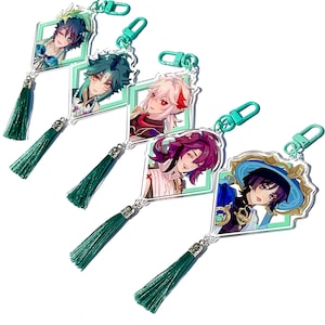 ACRYLIC CHARM - Anemo Bros Set (Tassel)