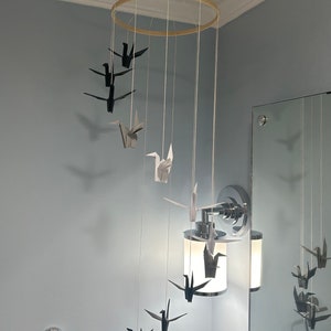 Origami Paper Crane Mobile