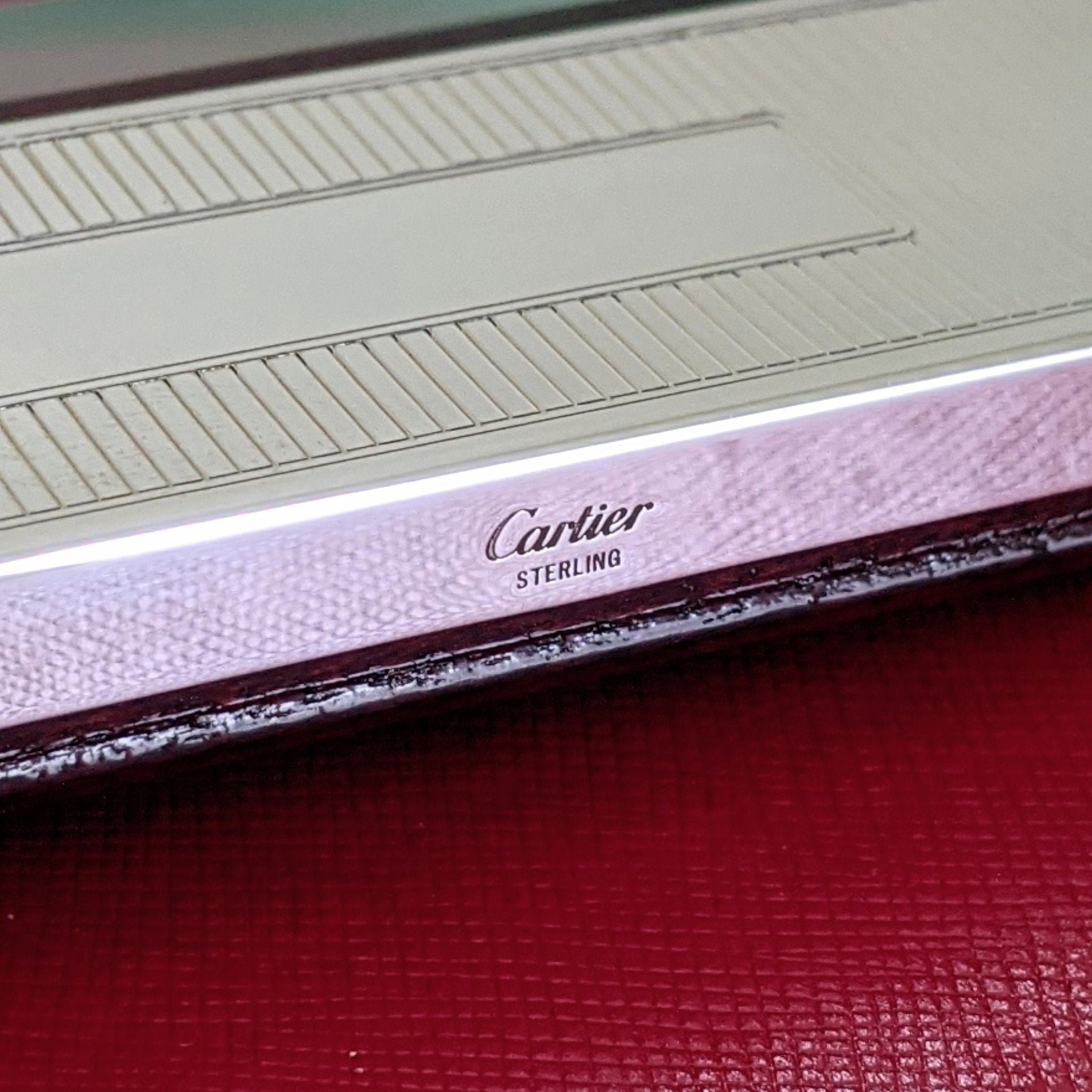 Cartier Sterling Silver Picture Frame - Etsy Cartier Sterling Silver Picture Frame - Etsy