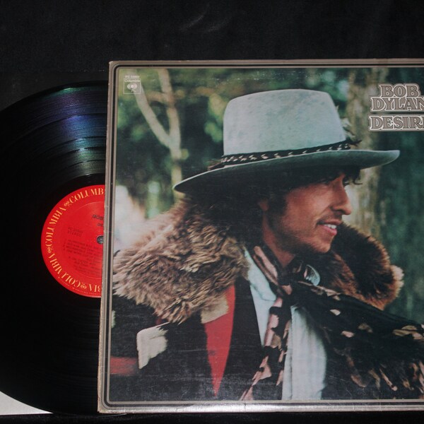 Bob Dylan  "Desire"  LP  1975  1st Press  Columbia  PC-33893   VG+