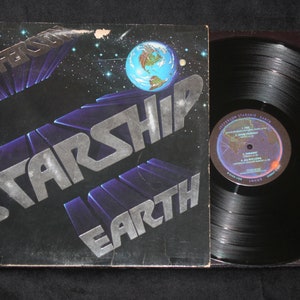 Jefferson Starship &quot;Earth&quot; LP 1978 1st Press Grunt Rec DXL1-2515 Grace Slick Paul Kanter Near Mint