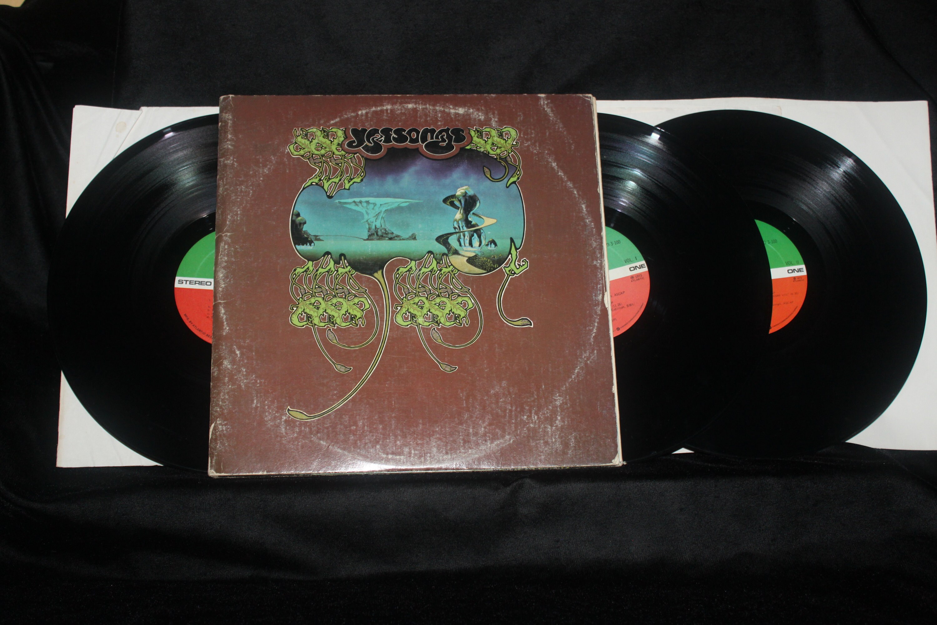 Yes Yes Song 3 LP Set 1973 1st Press Out Of Print Atlantic SD3100