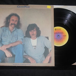 Crosby & Nash &quot;Whistling Down the Wire&quot; LP 1976 1st Press ABCD-966 Excellent