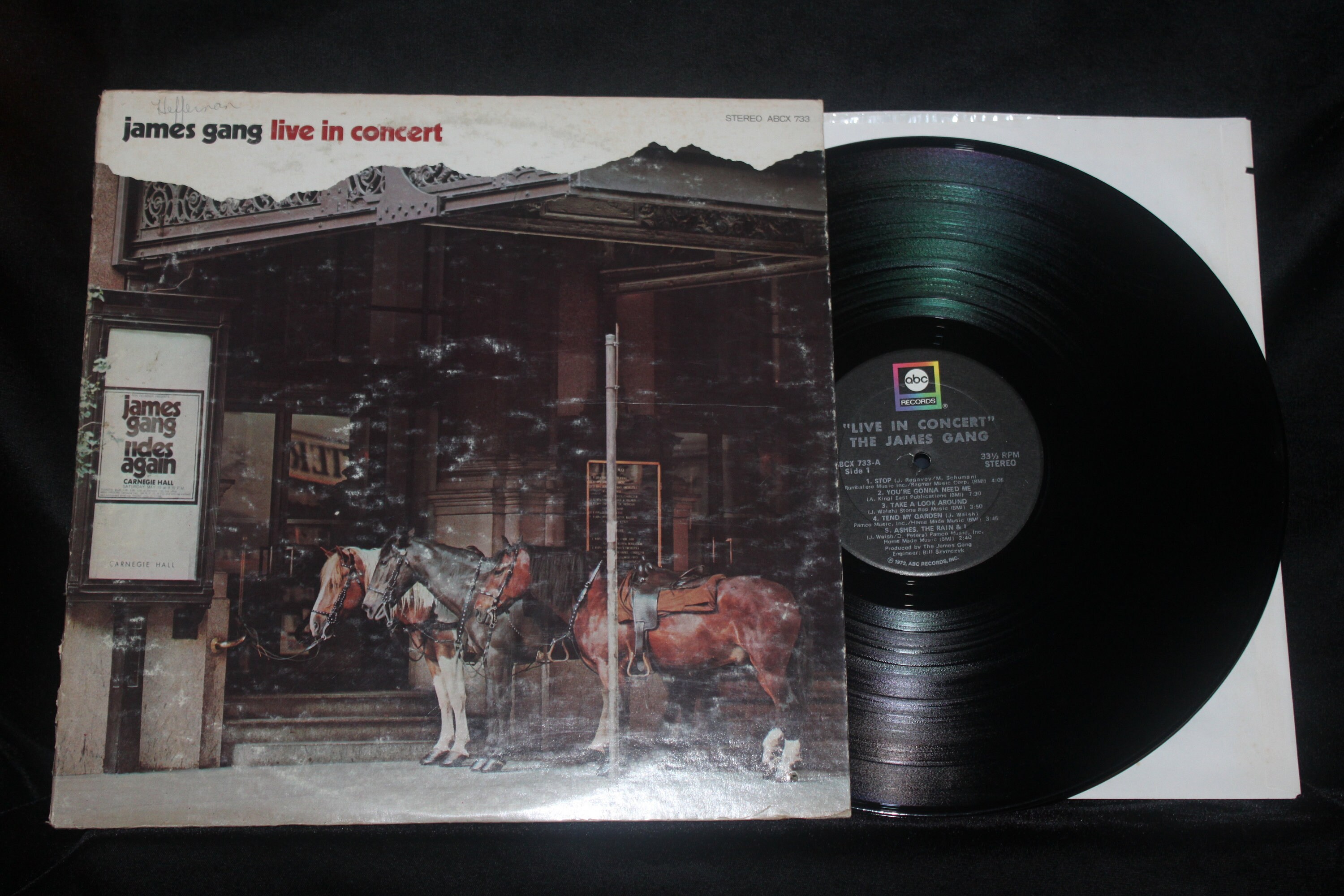 James Gang live in Concert LP 1971 1st Press Abc Records ABCX733 VG Etsy