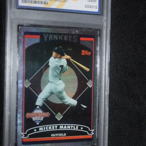 2006 Topps Mickey Mantle #T-2 National Trading Card Day World Class Grading  10 Gem Mint New York Yankees