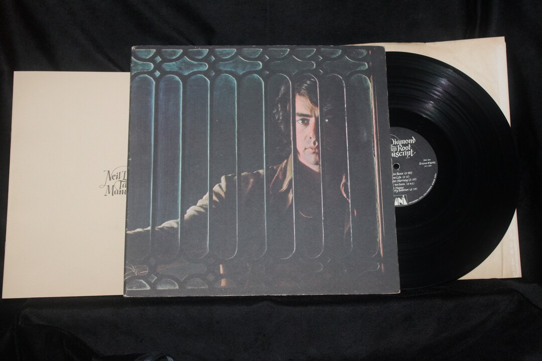 Neil Diamond Tap Root Manuscript LP 1970 1st Press UNI Rec. W/manuscript VG Etsy UK