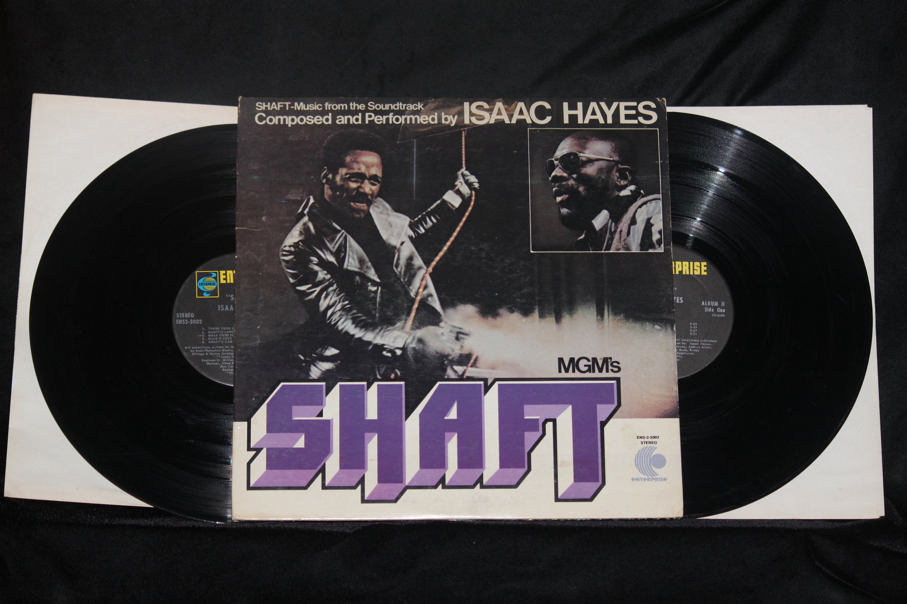 ISAAC HAYES SHAFT U.S.A.オリジナル2枚組LPレコード ISAAC HAYES SHAFT U.S.A.オリジナル2枚組LPレコード