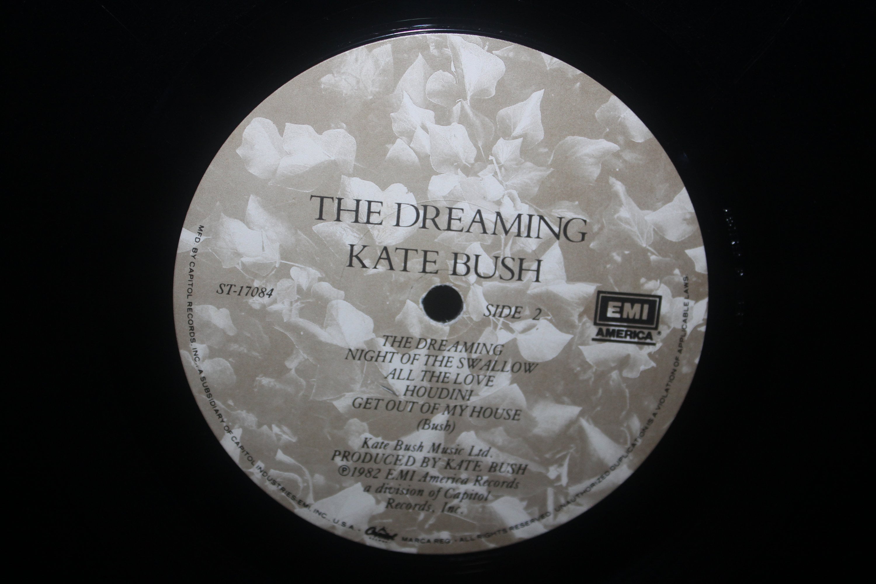 Kate Bush the Dreaming LP 1982 1st Press EMI Records ST-17804 Excellent ...