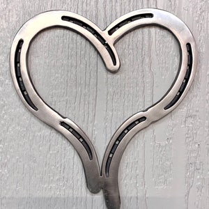 Welded Nails Metal Heart Wall Sculpture - Tougher Than Nails