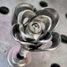 Spark Plug Rose - Scrap Metal Flower Welded Upcycled Car Parts Artwork ...
