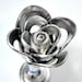 Spark Plug Rose - Scrap Metal Flower Welded Upcycled Car Parts Artwork ...
