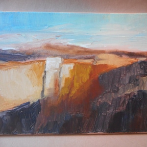 California Plein Air Impressionist Canyon By Rod Norman Original Acrylic Painting