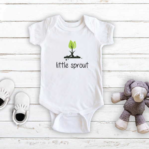 Little Sprout - Baby Bodysuit - Unisex Clothing - Baby Boy - Baby Girl - Baby Shower Gift