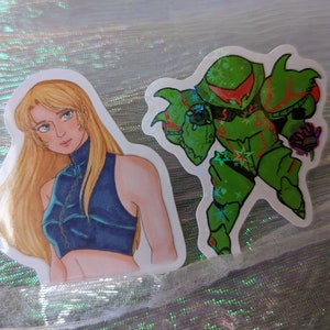 2" Vinyl Samus Stickers
