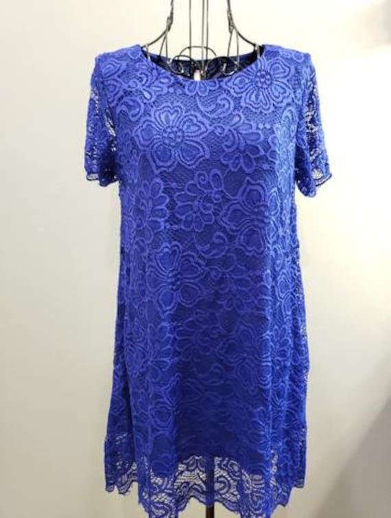 Royal Lace Tunic Top