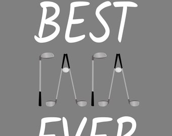Beste Papa Ever Golf PNG Datei Digitaler Download Datei persönlichen Gebrauch transparenten Hintergrund