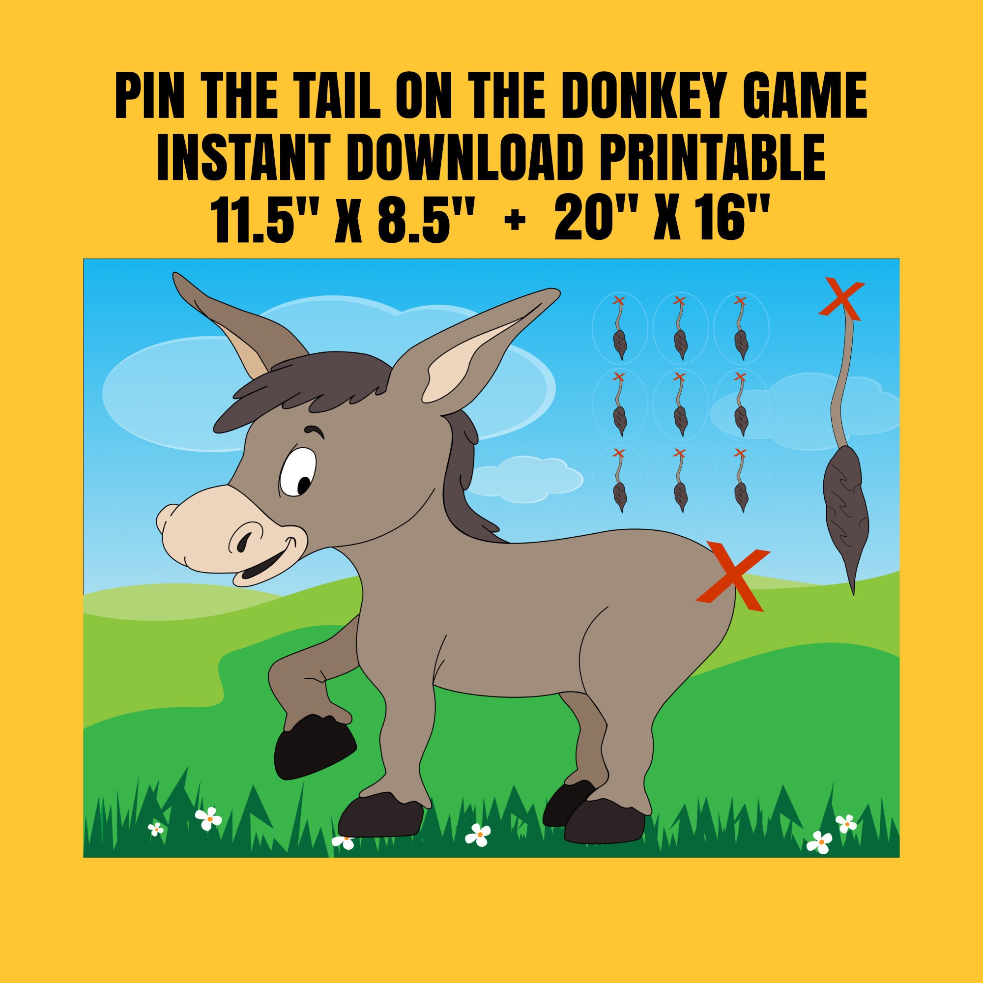 Ponle La Cola Al Burro Descargar Digital Imprimible Etsy Espa a