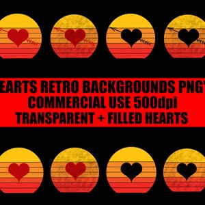 Retro Backgrounds Hearts png downloads hearts transparent and filled for Commercial Use