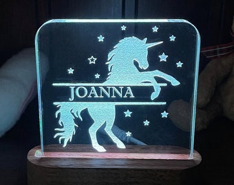 Unicorn Night Light | Kids Bedroom Decor | Children's Lights | Kids Bedrooms