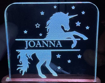 Unicorn Night Light | Kids Bedroom Decor | Children's Lights | Kids Bedrooms