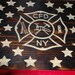 Maltese Cross, Red Line Flag, Wood Flag, Fire Fighter,first Responded ...