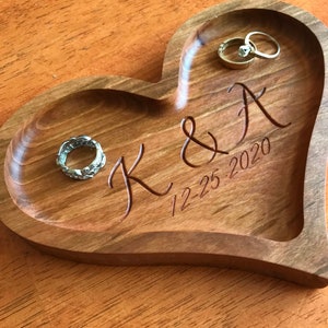 Personalized Catch All Tray, Engraved Valet Tray, Custom Jewelry Ring Dish, Mothers Day, Christmas, Anniversary Gift