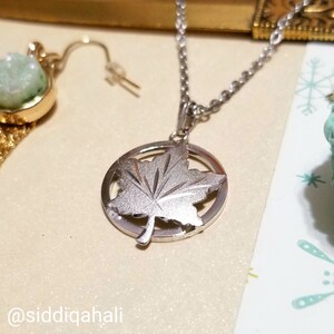 Maple Leaf Necklace