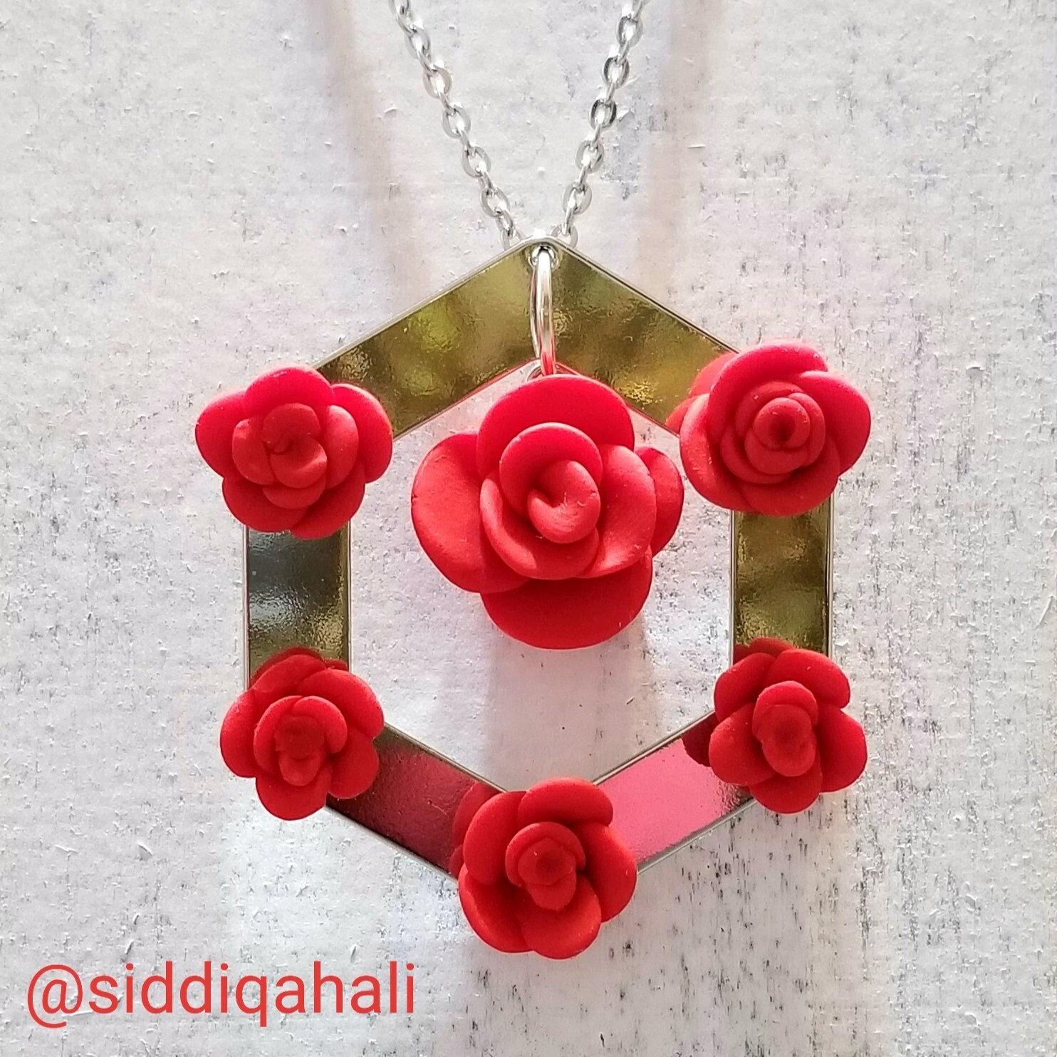 Dozen Roses Necklace