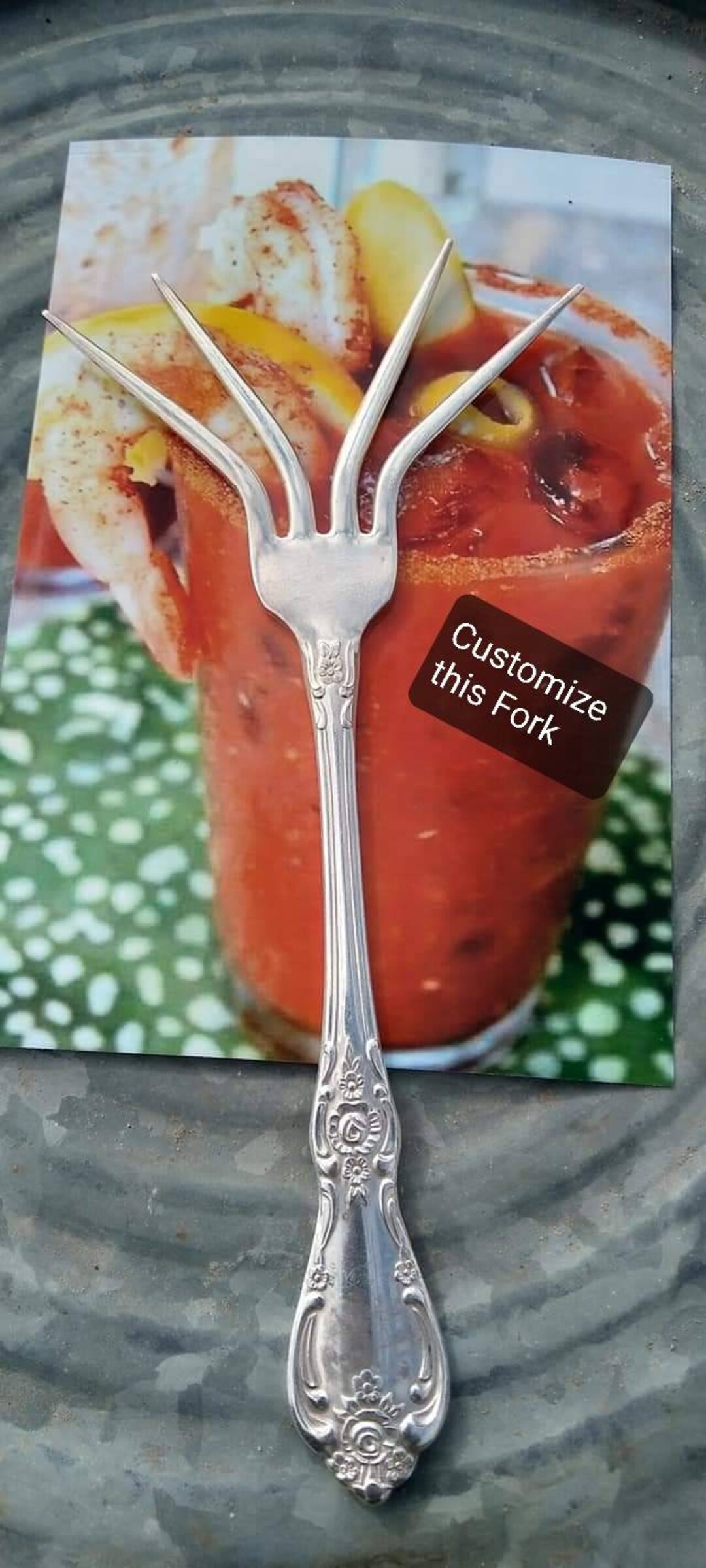 Bloody Mary Fork, Personalize a Custom Bloody Mary Fork. What Do You