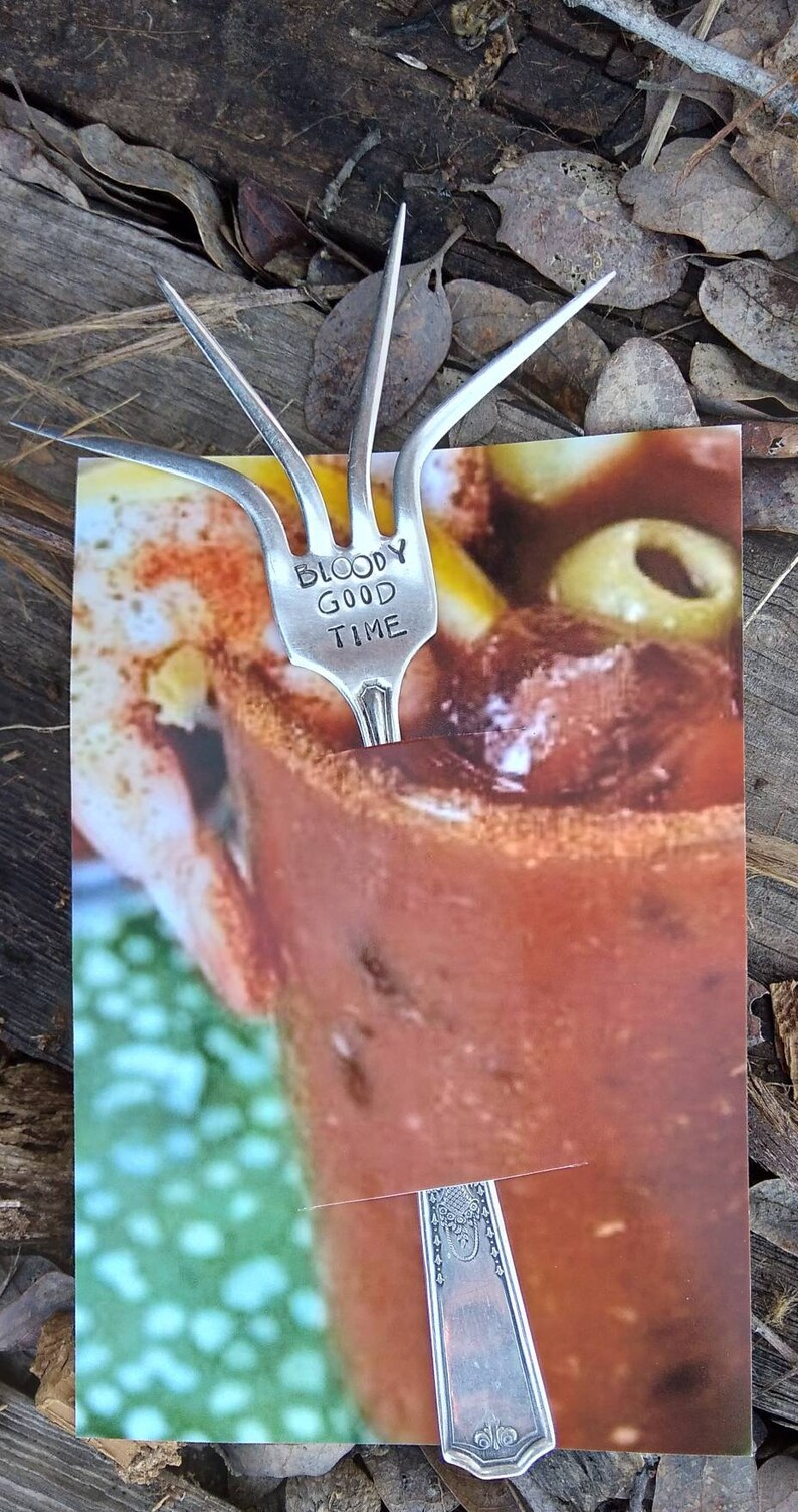 Bloody Mary Fork Breakfast of Champions Hair of the Dog Etsy