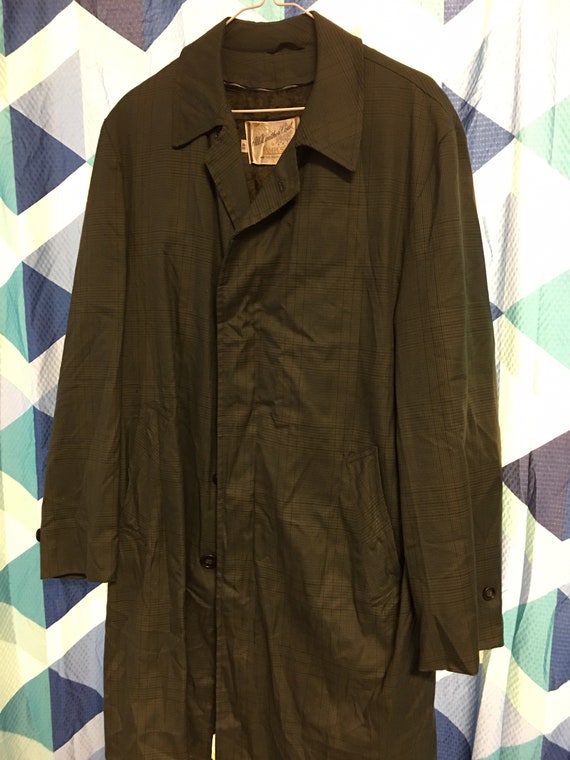 Vintage green and grey coat