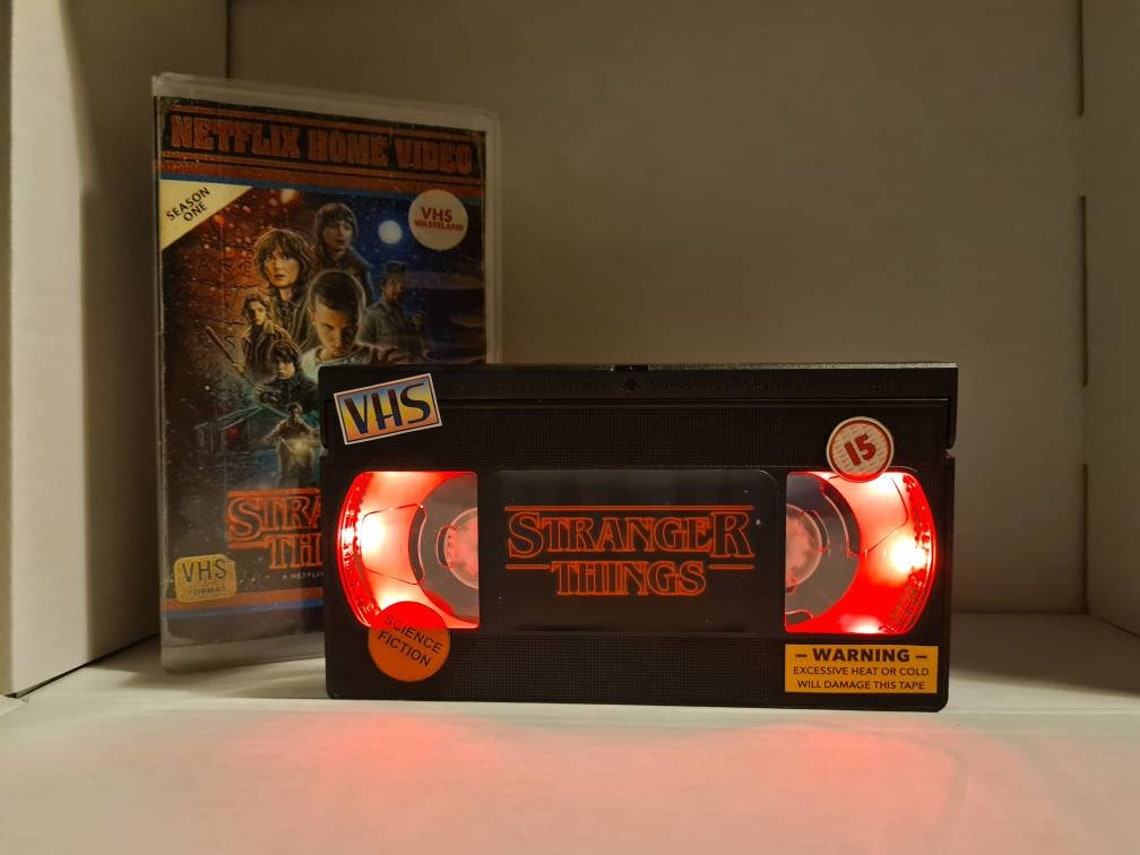 Retro Stranger Things VHS Lamp Night Light Desk Lamp Stranger image 1