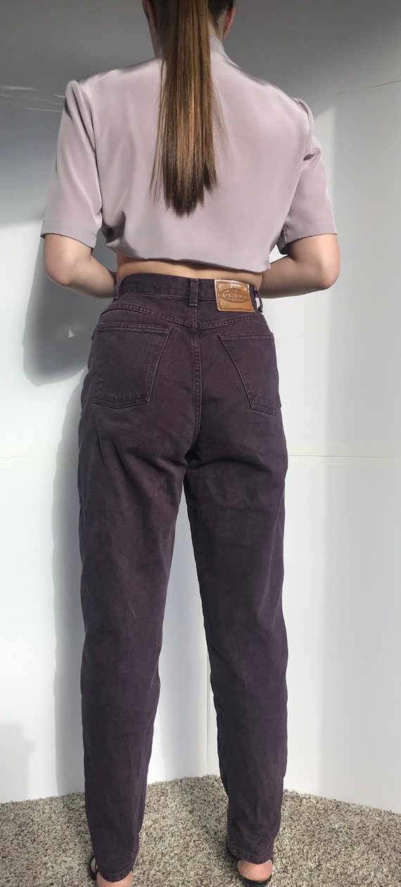 Vintage Sonoma High Waisted Straight Leg Purple Je