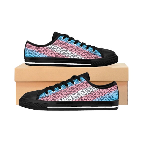 trans pride shoes