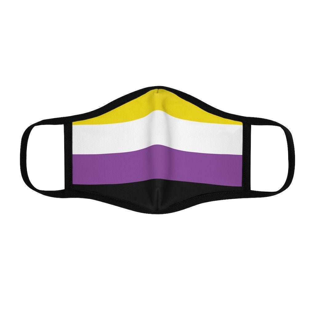 Nonbinary Mask NB Pride Flag Mask Non Binary Pride Month Etsy